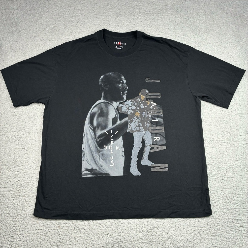 Cactus Jack x Travis Scott x Air Jordan T-Shirt Men's L Black CJ9059-010